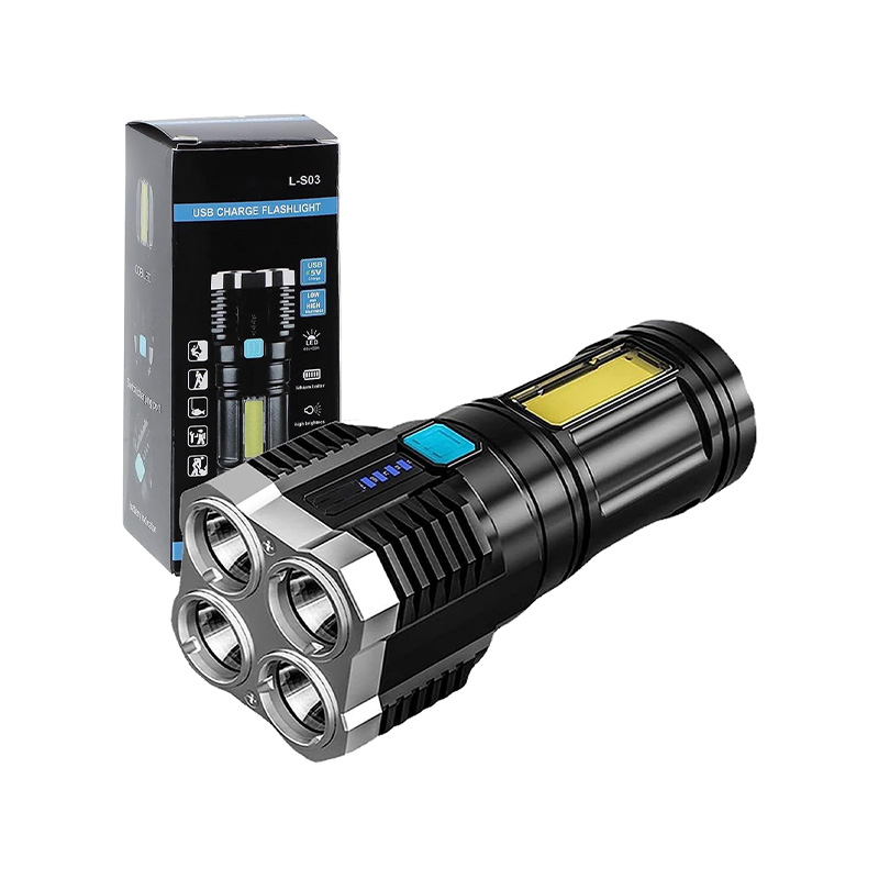 Picture of Versatile Rechargeable Flashlight with Battery Indicator.