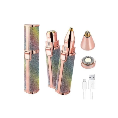 Picture of Eyebrow Trimmer for Women, 2 in 1 Rechargeable Facial Hair Remover