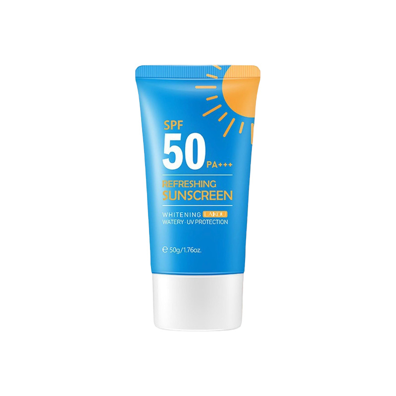 Picture of Face Sunscreen Spf 50 | Skin Sun Protection 50g Pa+++,UV Protection Face Cream, Non-greasy Sun Cream for Protector Solar, Daily Protection, Face & Body