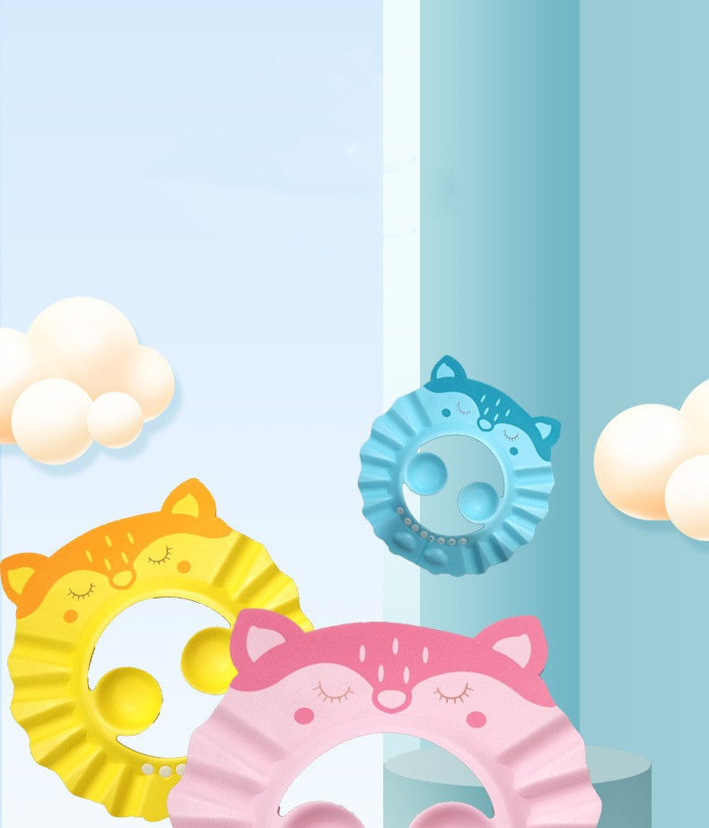Picture of Exclusive Design New Model Cartoon Design Baby Shower Cap Baby Shampoo Cap