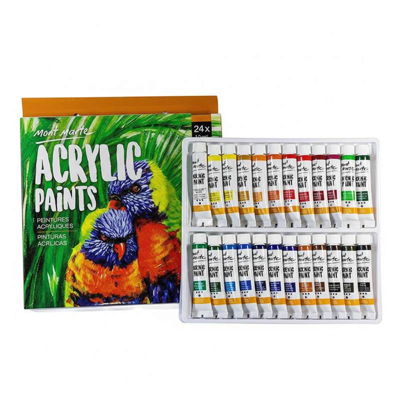 Picture of Mont Marte Acrylic Paint 12ml Tubes 24 Shades