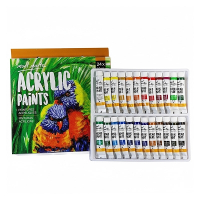 Picture of Mont Marte Acrylic Paint 12ml Tubes 24 Shades