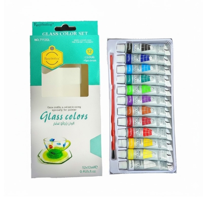 Picture of Keepsmiling Glass Colour 12ml Tubes12 Shades