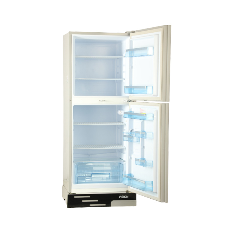 Picture of VISION Glass Door Refrigerator RE-280 Liter Black Top Mount