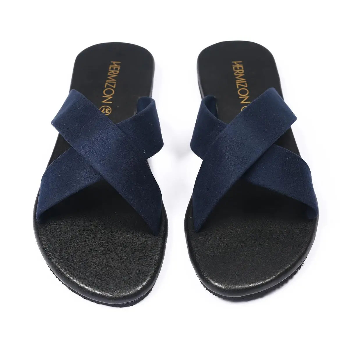 Picture of Ashley Blue Flat Sandal for Women