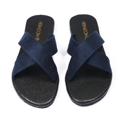 Picture of Ashley Blue Flat Sandal for Women