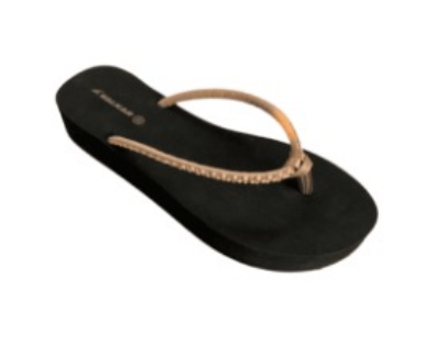 Picture of Ladies Lifestyle Black-Beige sandal