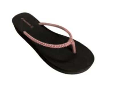 Picture of Ladies Lifestyle Black-Pink sandal