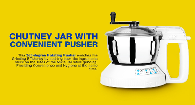 Picture of Panasonic 1500 Watt Mixer Grinder  3 in 1 Marbel Silver (MX-AV325)