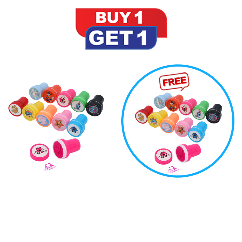 Picture of Cute Multi-Design Stamps for kids Set of 10 (Buy 1 Get 1 Free)