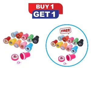 Cute Multi-Design Stamps for kids Set of 10 (Buy 1 Get 1 Free)