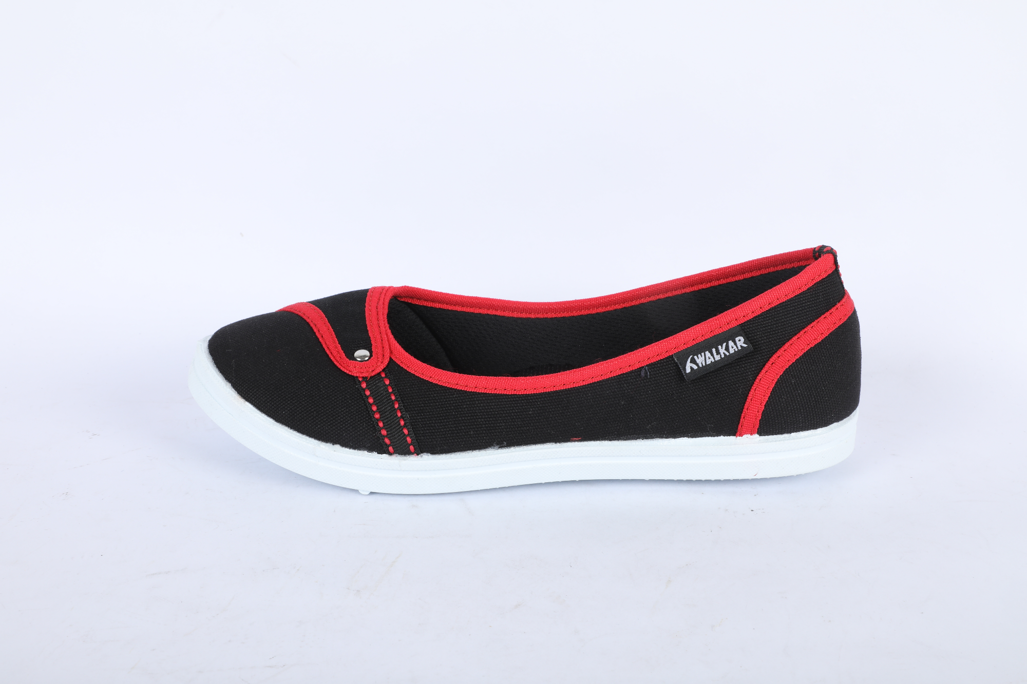 Picture of Women Ballet Flats Red-Black