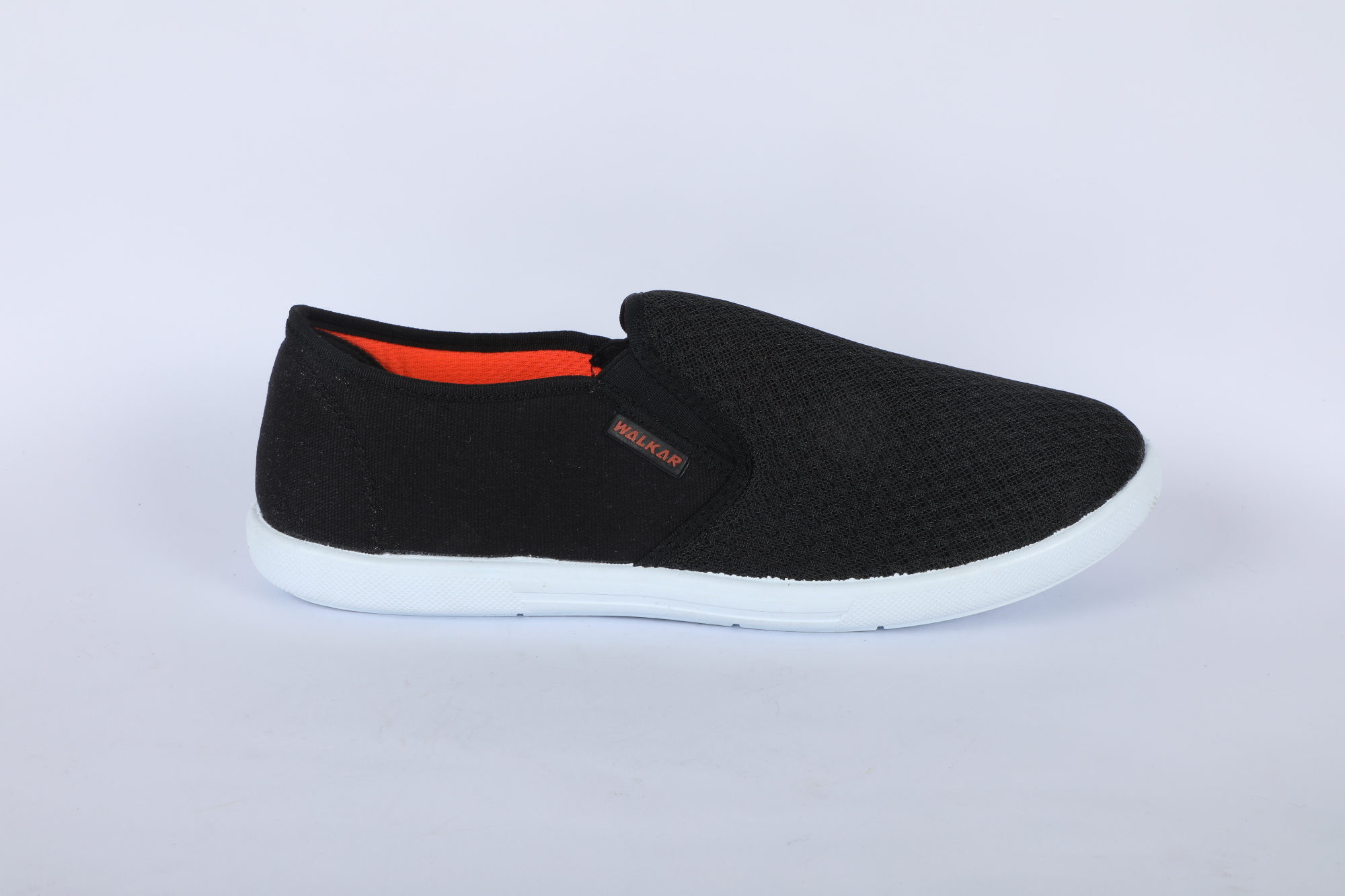 Picture of Women Ballet Flats Orange-Black