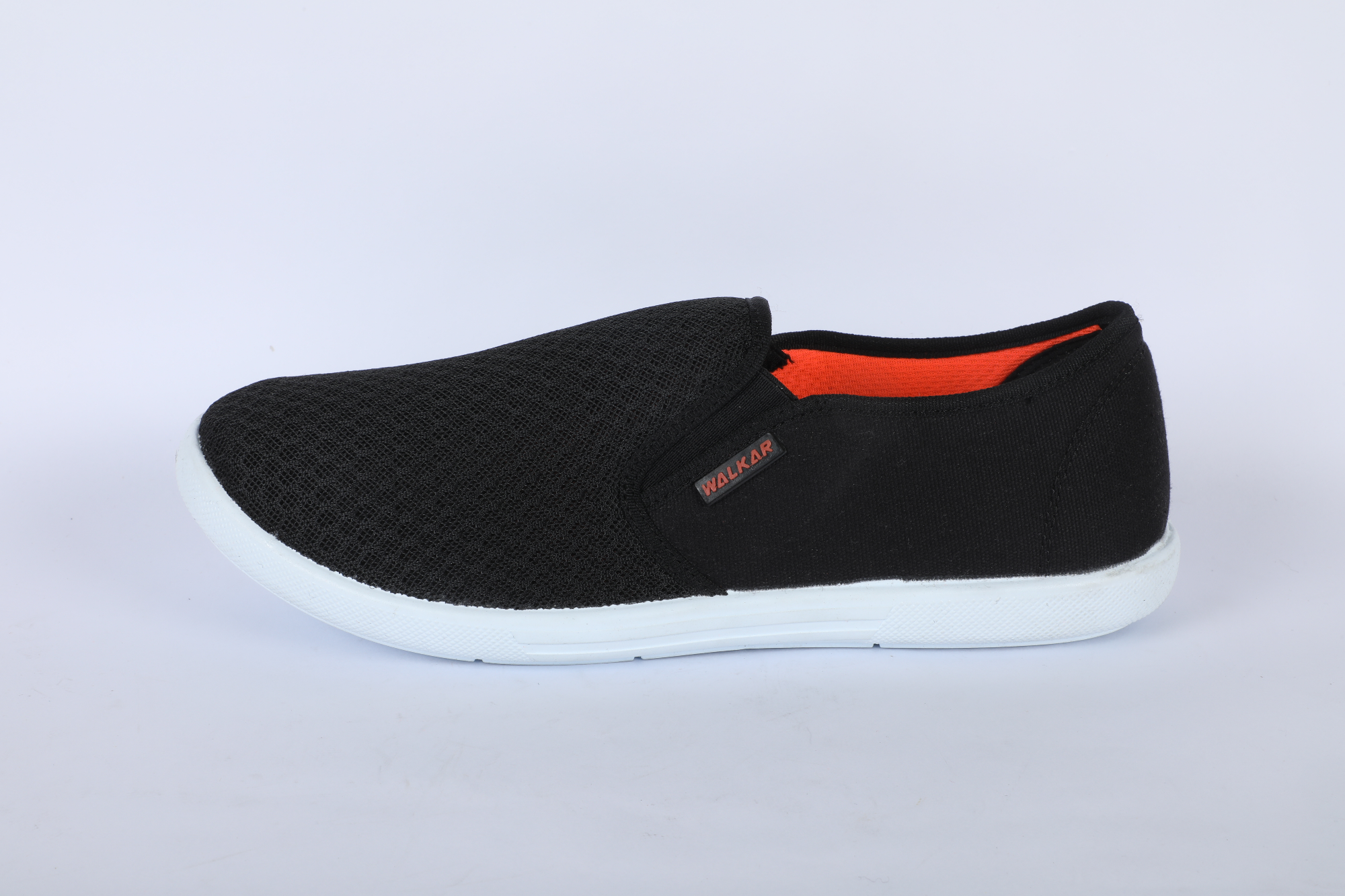 Picture of Women Ballet Flats Orange-Black