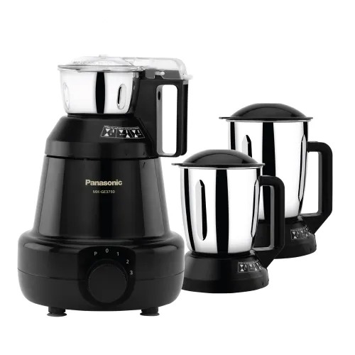 Picture of Panasonic 1200 Watt Mixer Grinder 3 in 1 Black (MX-GE3750)