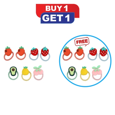 Picture of 10 pcs Colorful Elastic Hair Rubber Band (Buy 1 Get 1 Free)