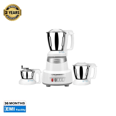 Picture of Panasonic 1500 Watt Mixer Grinder  3 in 1 Marbel Silver (MX-AV325)
