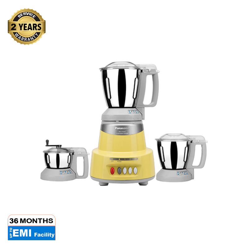 Picture of Panasonic 1500 Watt Mixer Grinder 3 in 1 Topaz Yellow (MX-AV325)