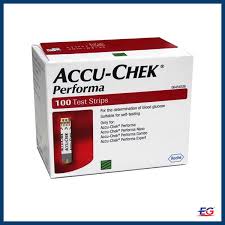 Picture of Accu Chek Performa Blood Glucose Test Strips - 100 Pieces