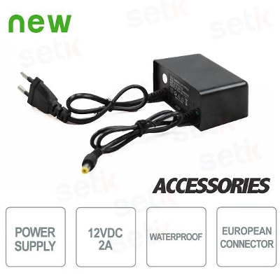 Picture of DC 12V 2A Power Supply Adapter For CCTV Camera Wall Hanging Waterproof Outdoor Power Adapter Replace W1209 XH-M452 12V 5A Adapters