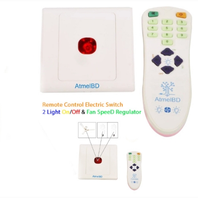 Picture of Remote Control Electric Switch Light & Fan Speed Regulator