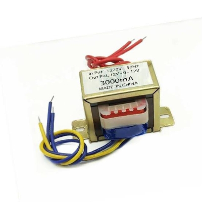 Picture of CHINESE 3Amp 12V Transformer 12V-0-12V 3000mA Input AC 220V 50Hz Output DC 12 Volt 3A Step Down Transformers For Power Supplies Adapters Electronics Project DIY