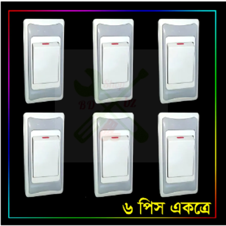 Picture of Super Model Piano Switch Electric Switch. 6 piece Switch