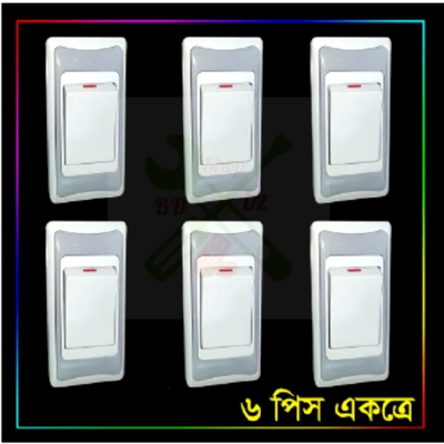 Picture of Super Model Piano Switch Electric Switch. 6 piece Switch