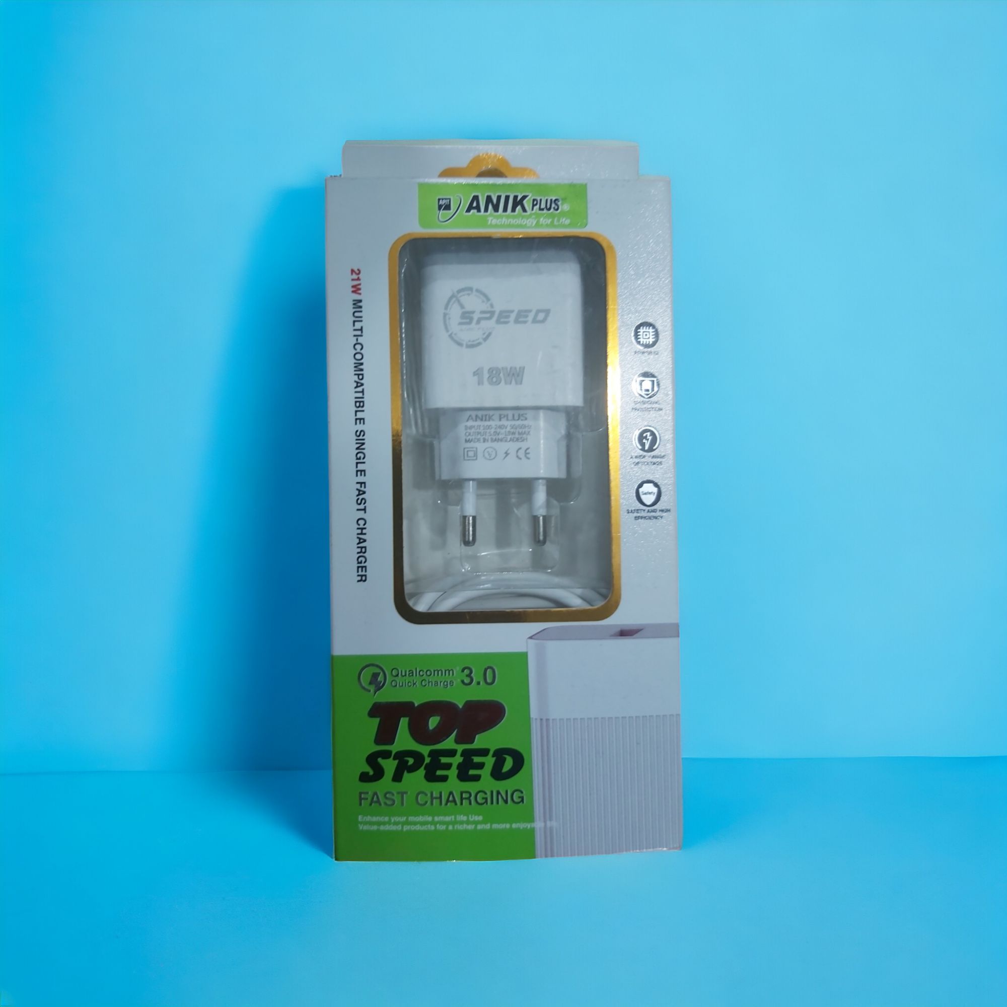 Picture of Top speed fast charger,Anik plus, 18w Type - C and Micro