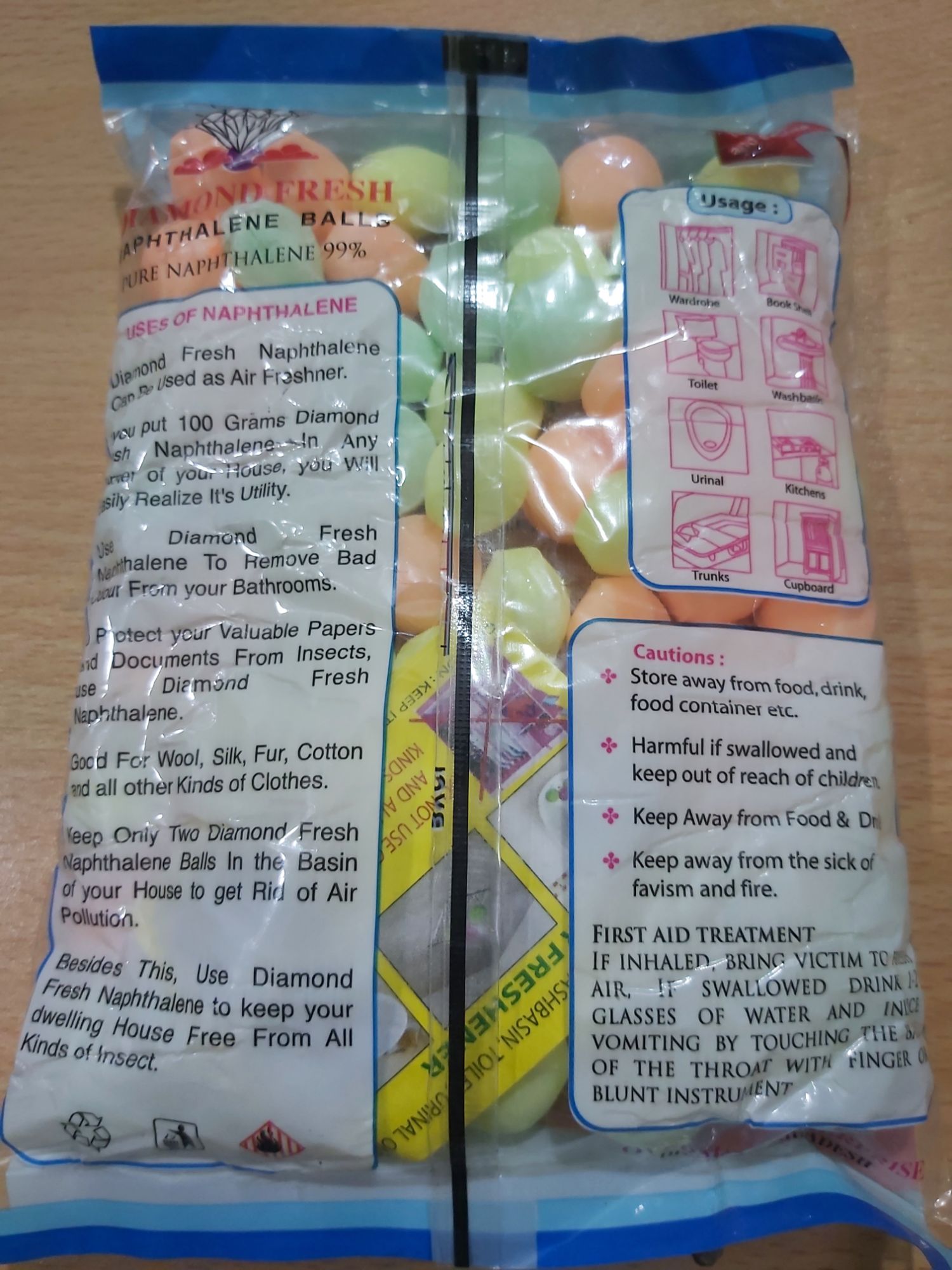 Picture of Napthalene/Naphthalene Balls /naptholine