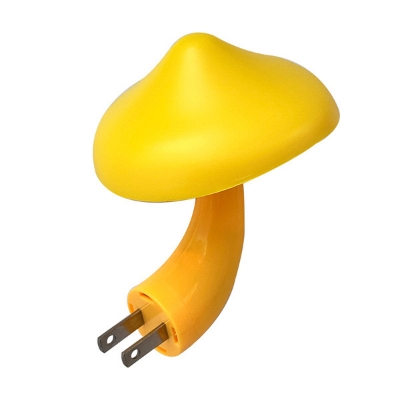 Picture of LED Night Lights Mushroom Shape Automatic Sensor Toilet Bedroom Decor Wall Lamps Light-control Sensor Bedroom Light