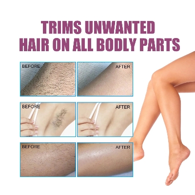 Picture of Portable Lipstick Shaped Electric Hair Remover For Women Painless And Effective Facial Hair Removal Home Razor Shaver Tool