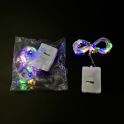 Picture of 1 PC LED Decorative Light LED Copper Wire Lights Battery Operated Outdoor String Lights Fairy Light New Year Christmas Gift