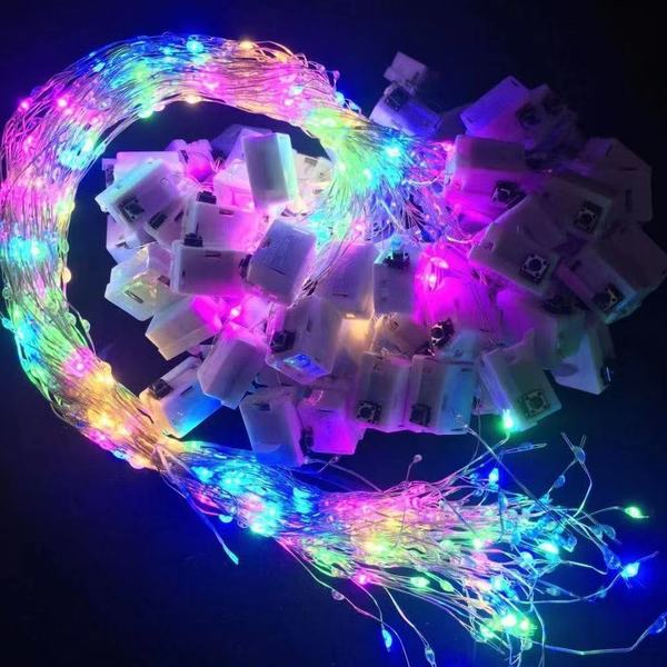 Picture of 1 PC LED Decorative Light LED Copper Wire Lights Battery Operated Outdoor String Lights Fairy Light New Year Christmas Gift