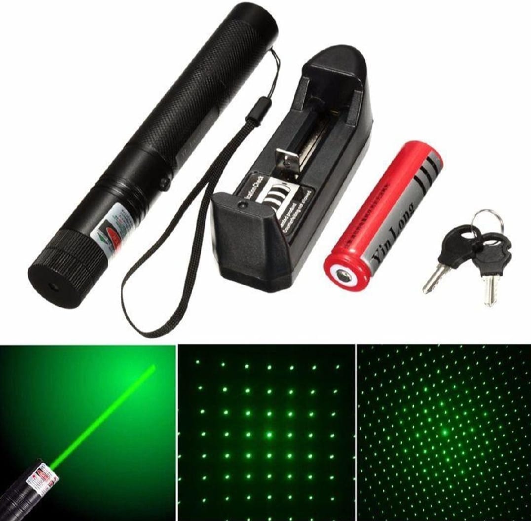 Picture of Green Laser Pointer Rechargeable Laser Pointer Laser Light Adjustable Focus Laser Light Professional Laser Light
