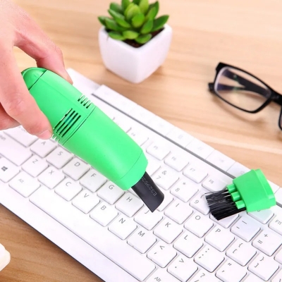 Picture of 1Pcs Portable Mini Handheld USB Keyboard Vacuum Cleaner Computer Dust Blower Duster for Laptop Desktop PC Cleaning Kit Tool