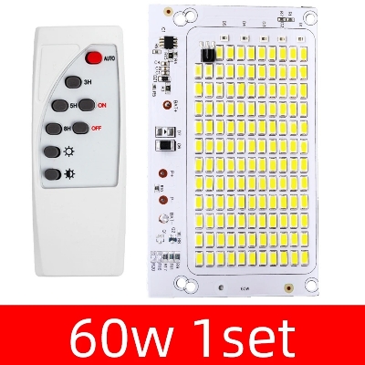 Picture of 60w LED outdoor solar energy 5730 high brightness bead projection light integrated light source light panel contro