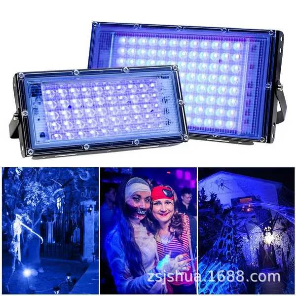 Picture of RGB LED Flood Lights-Cable and plug not included !!