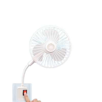 Picture of Summer Essential Fan Universal Three-Plug Integrated Small Cyclone Portable Electric Fan Wall-Mounted Silent Cooling Fan