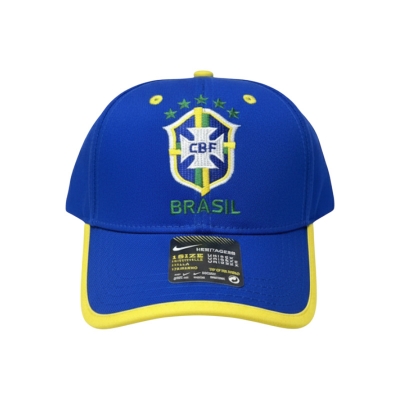 Brazil Football Team Cotton Sports Baseball Cap (Blue) Raazonline shop bangladeshothoba.com