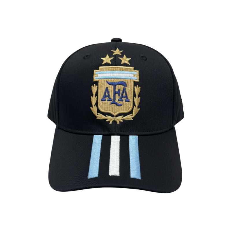 Argentina Three Star Cotton Baseball Cap For Men (Black) Raazonline shop bangladeshothoba.com