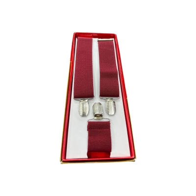 Maroon New Fabric Suspender Casual Belt For Men Raazonline shop bangladeshothoba.com