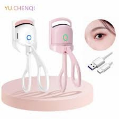 Picture of Eyelash Curler Portable Electric Heated Comb Eye Lash Long Lasting Eyelashes Curls Thermal Eyelash Curler Makeup Tools