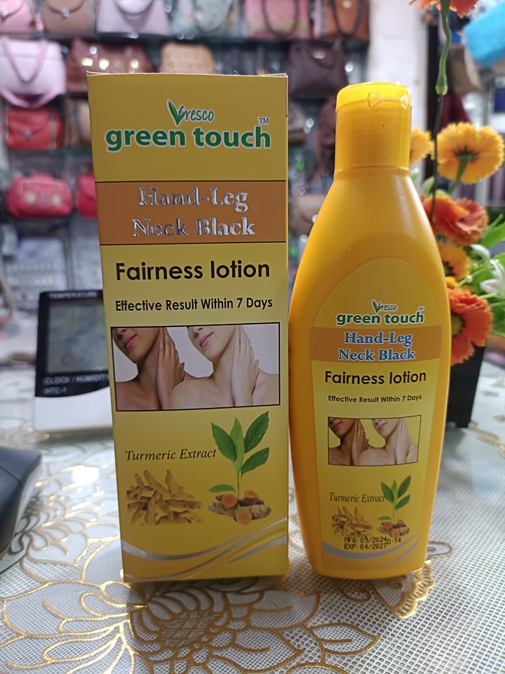 Picture of Green Touch Hand Leg Neck Black out Lotion 200ml
