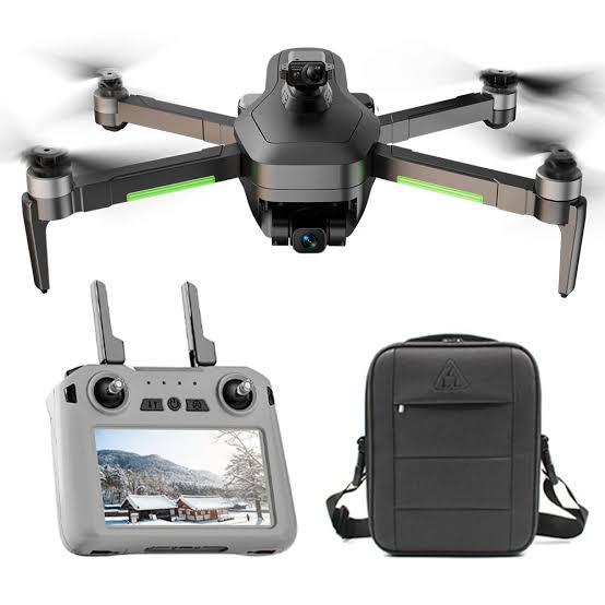 Picture of 193S 3-axis Gimbal 4K Camera Optical Flow Dual Camera 5G WIFI Transmission Stabilizer RC Quadcopter Drone 2 Batteries with RC Touch Display Remote