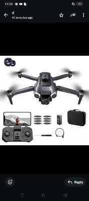 Picture of Display Remote Drone with 4K Dual Camera WiFi FPV One Button Obstacle Avoidance Smart Follow 360 Quadcopter RC Helicopter