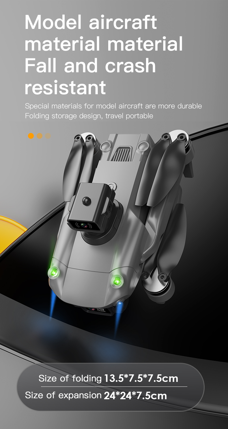 Picture of G.P.S Drone 8K Professional Dual HD Camera Obstacle Avoidance Brushless Motor Foldable Quadcopter Drone ff