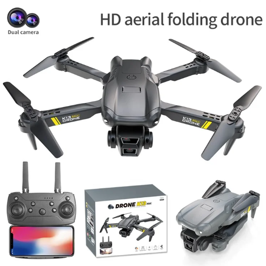 Picture of 2025 Drone 4K Wide Angle Dual Camera Foldable Helicopter WIFI FPV Altitude Hold RC Quadcopter DRONE DH