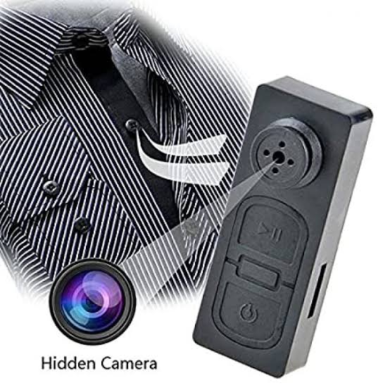 Picture of Digital Camera Button With 32GB Memory Supported- Black Button Cam