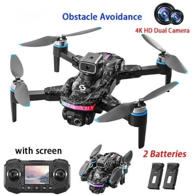 Picture of NEW Brushless Motor Drone 4K HD Professional ESC Dual Camera Optical 2.4G WIFi Obstacle Prevention Quadcopter
